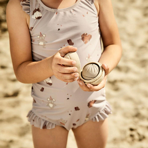 Набор развивающих мячей силиконовых nuuroo "Neo", 4 шт, микс с коричневым